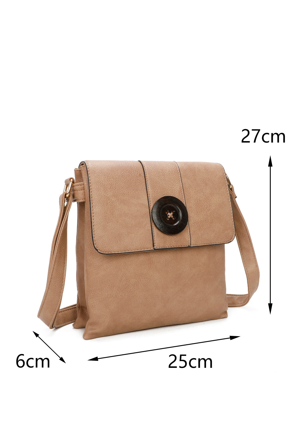 Danchu Button Messenger Bag