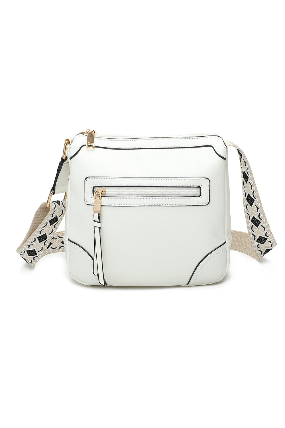 Benri Canvas Strap Crossbody Messenger Bag