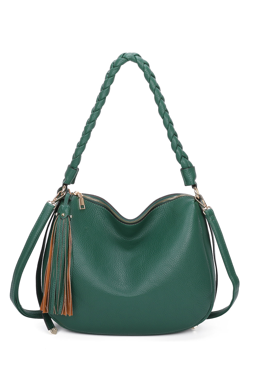 KEUN Tassol and Knotted Strap Shoulder Bag