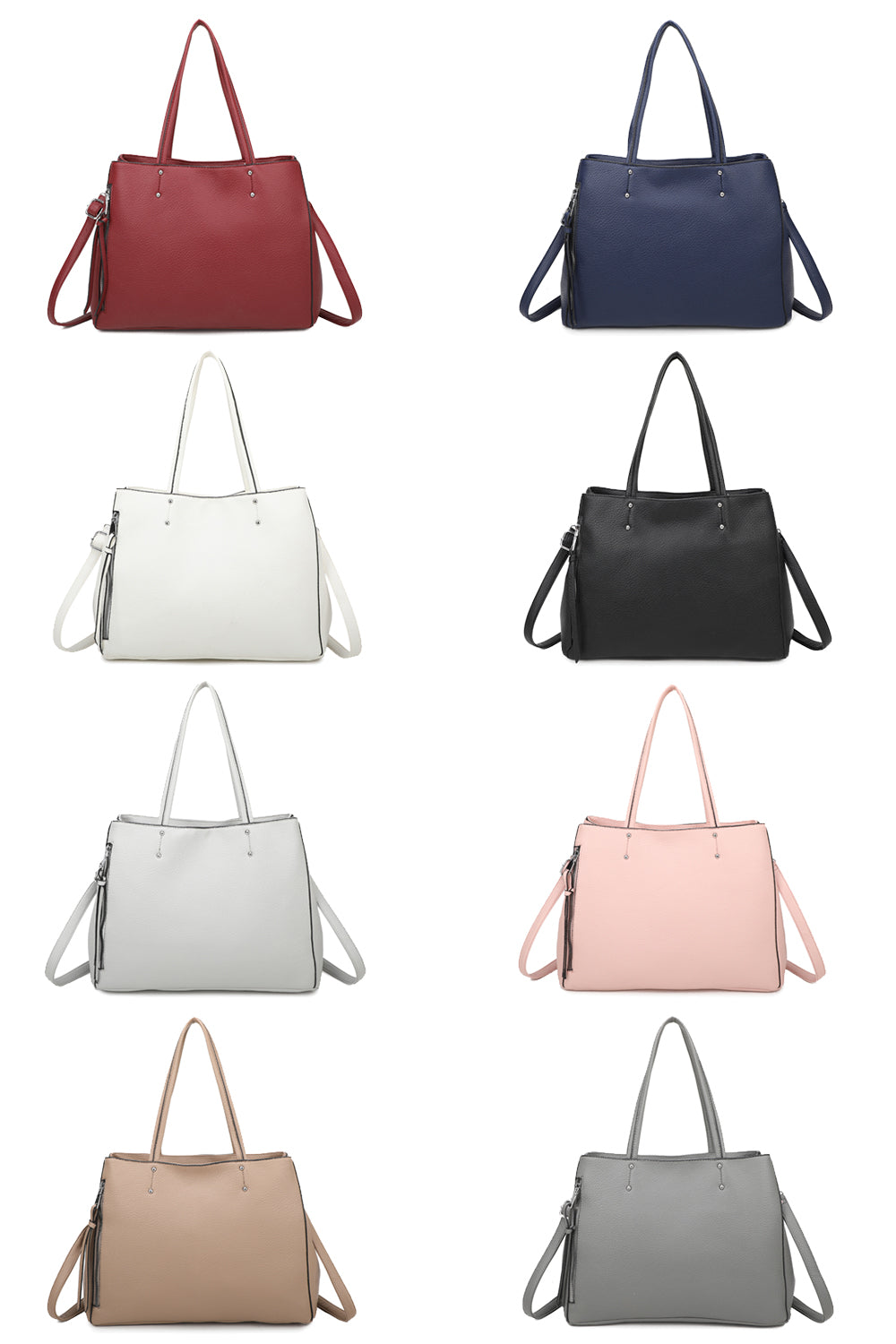 Elara Oversize PU Leather Hobo Shoulder Bag - RB241031