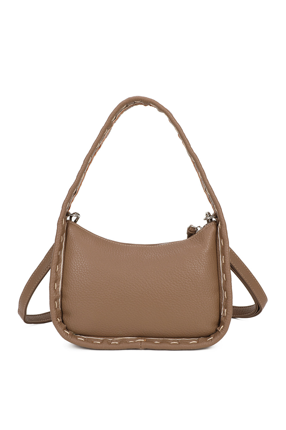 Paige PU Leather Crossbody Top-Handle Bag