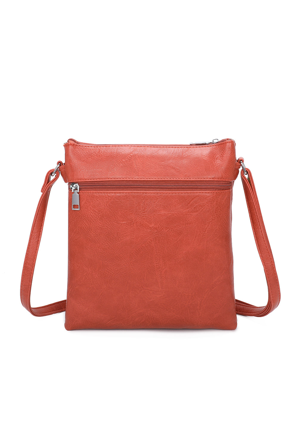 San Triple Zipped Pockets Crossbody Bag