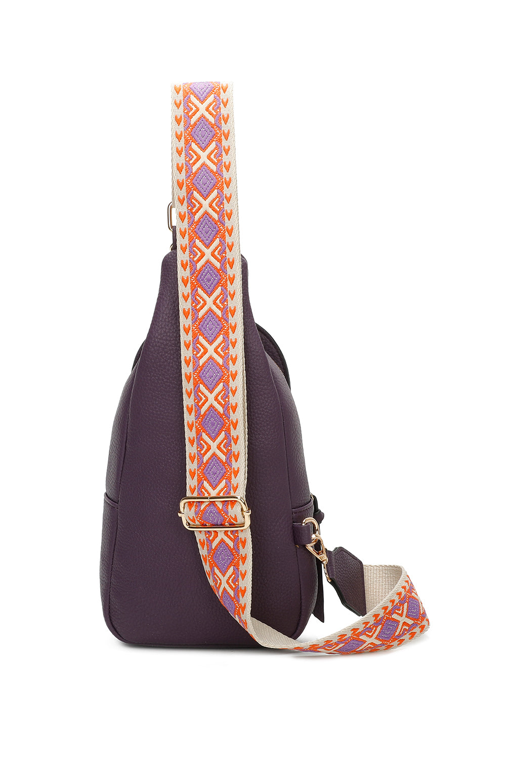 Duo Crossbody Sling Bag with Canvas Strap