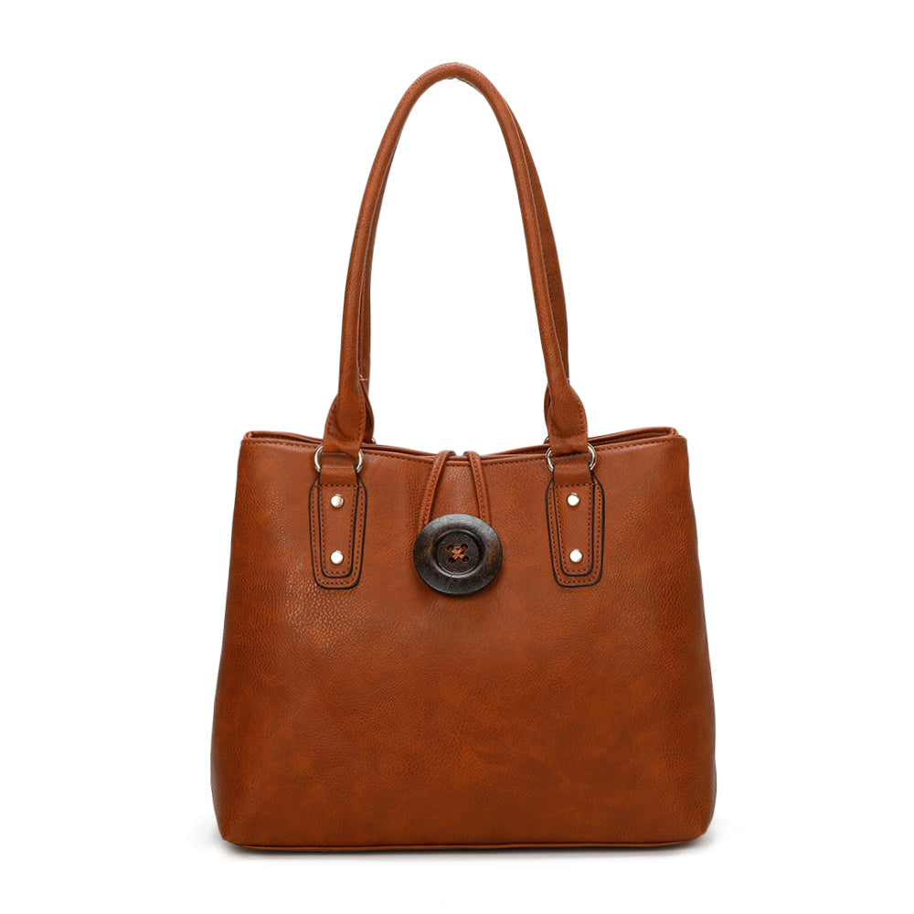 Hava Button Shoulder Bag