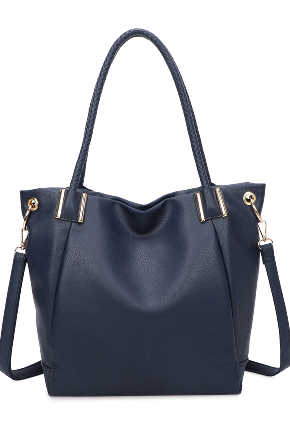 Medio PU Leather Shoulder Tote Bag