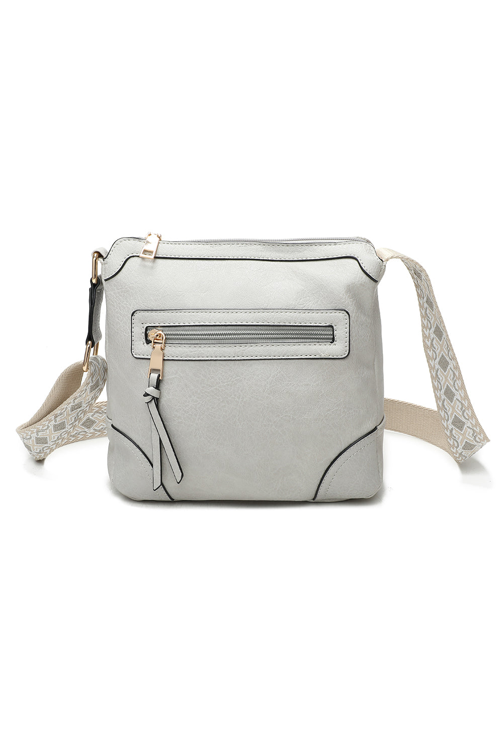 Benri Canvas Strap Crossbody Messenger Bag