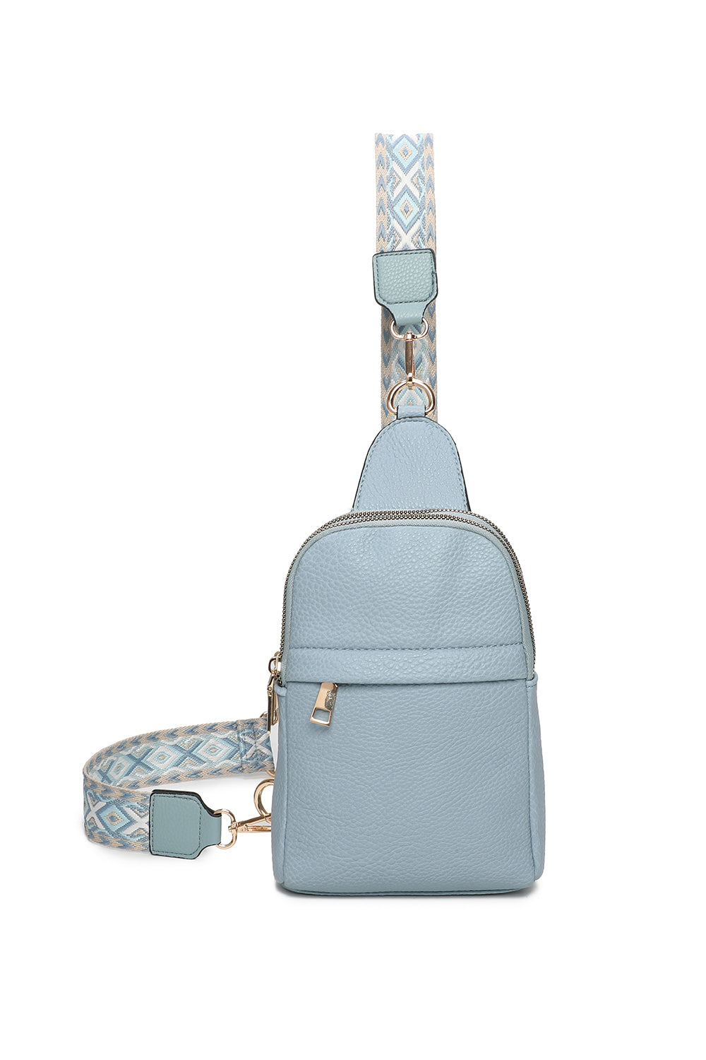 Rango PU Crossbody Sling Bag with Canvas Strap