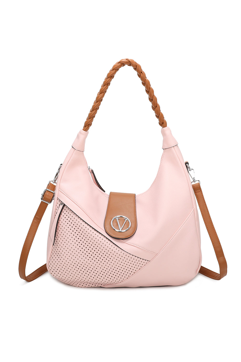 PU Leather V Shoulder Bag