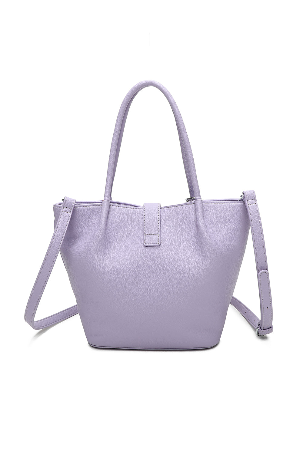 Tria Ribbon PU Leather Shoulder Tote Bag