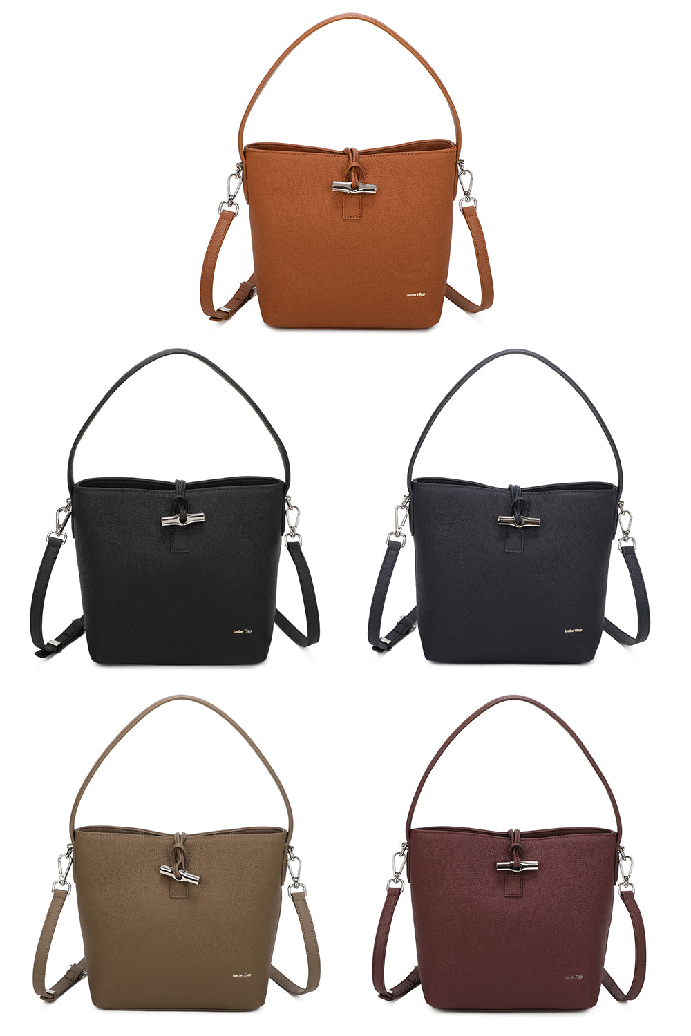 Strada Real Leather Tote Bag - VL2506