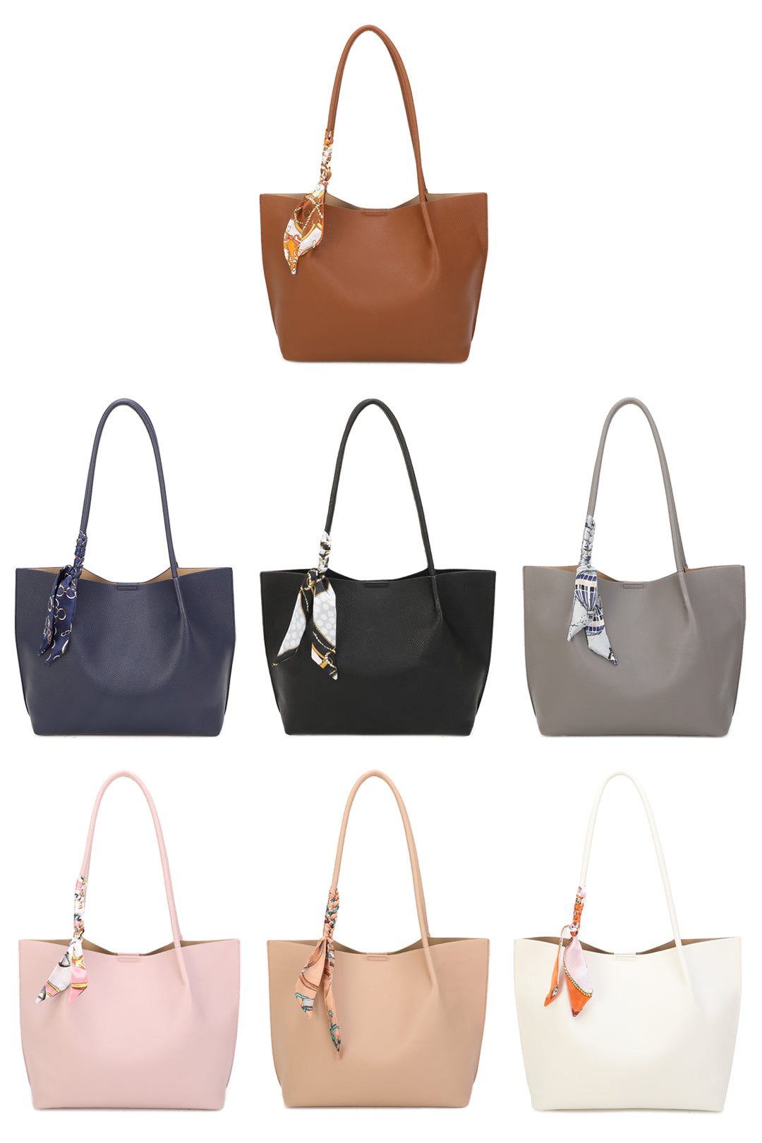 Noa Oversize 2in1 Minimalist Tote Bag With A Crossbody Bag - RJ250973