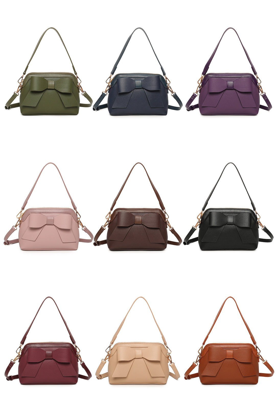 Bella Big Bow Detail Crossbody Shoulder Bags - RJ260543