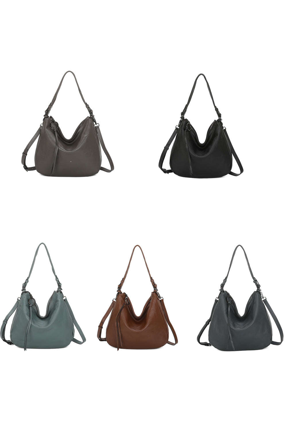 Maribor Leather Hobo Shoulder Bag