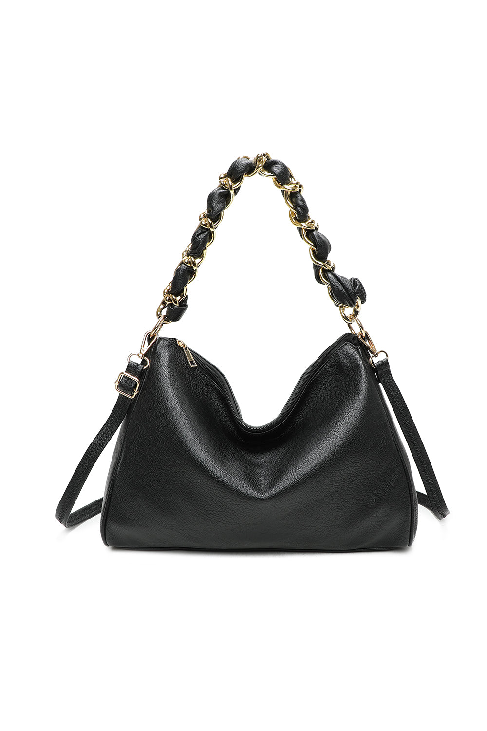 Niko Hobo Shoulder Bag with Knotted Strap