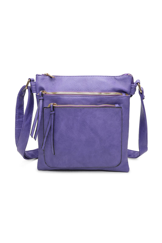 Crossbody Swift Triple zip Messenger Bag