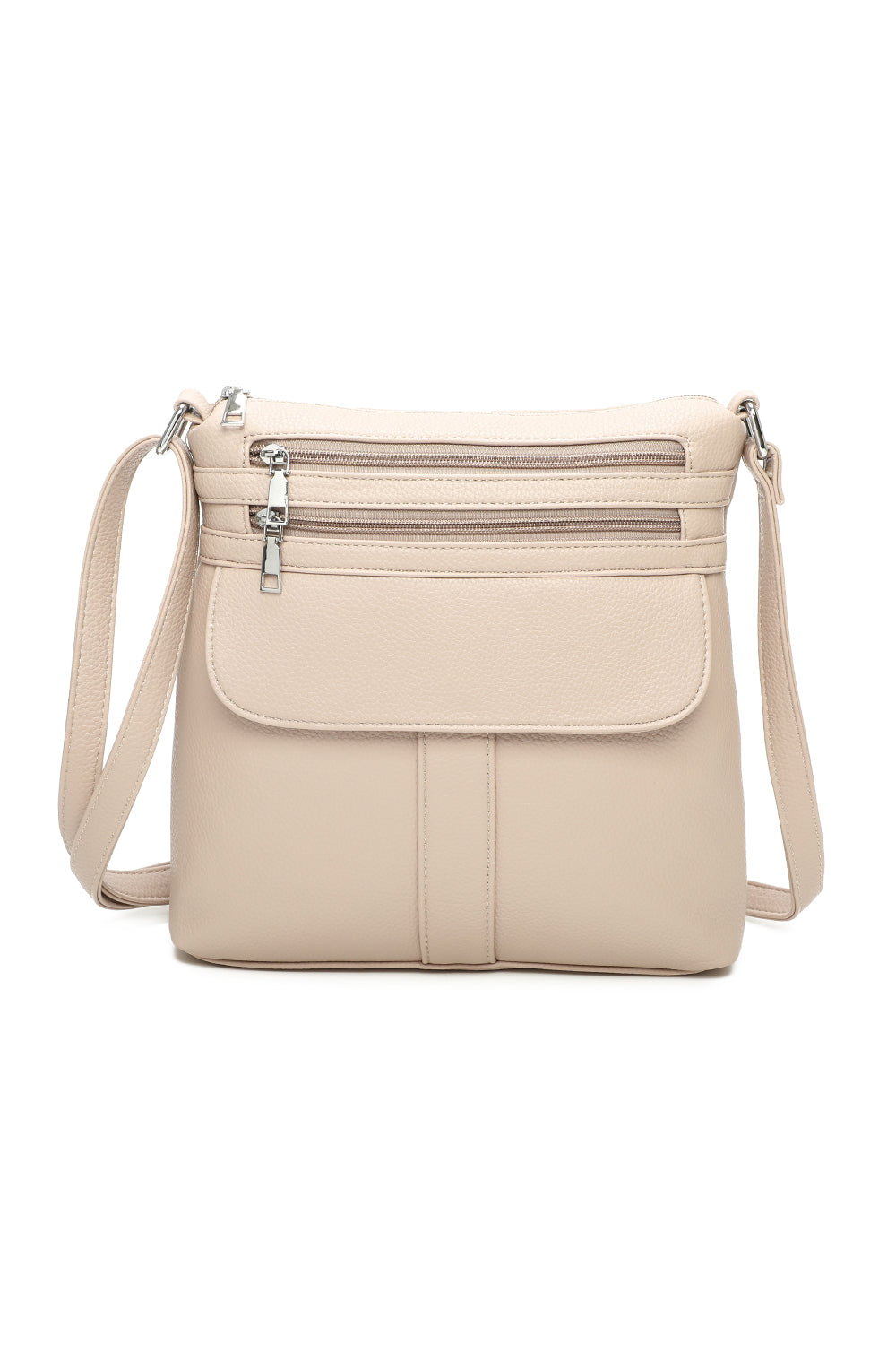 Vier Quadriple Zip Cross Body Bag