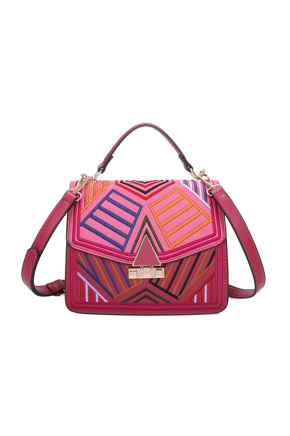 Robin Geometric Pattern Shoulder Bag