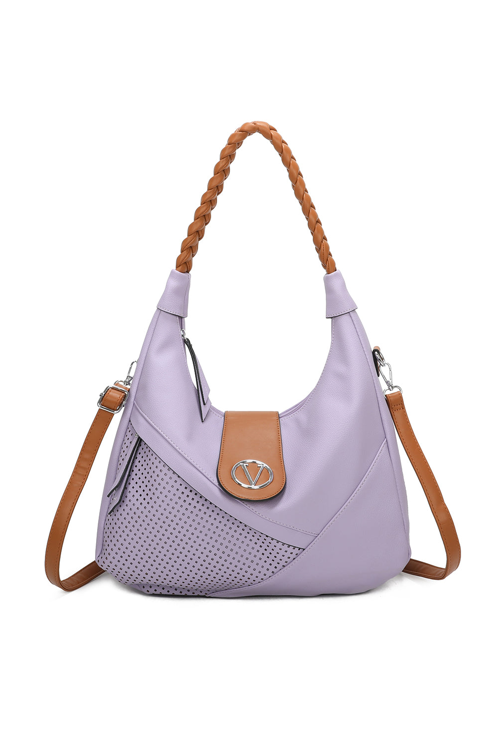 PU Leather V Shoulder Bag