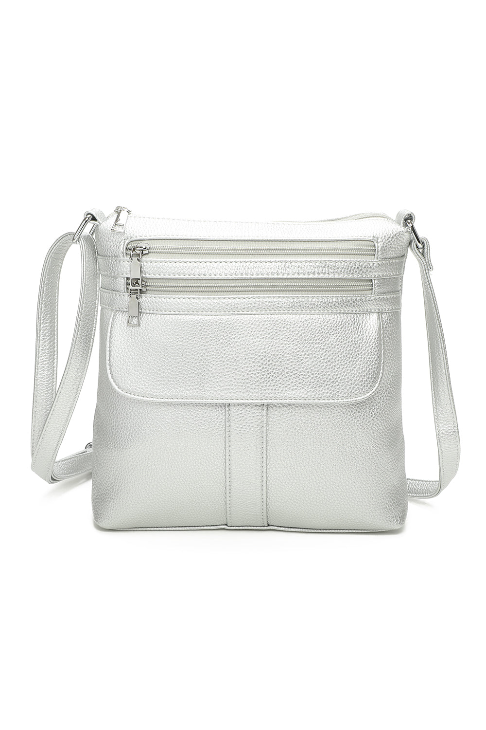 Vier Quadriple Zip Cross Body Bag