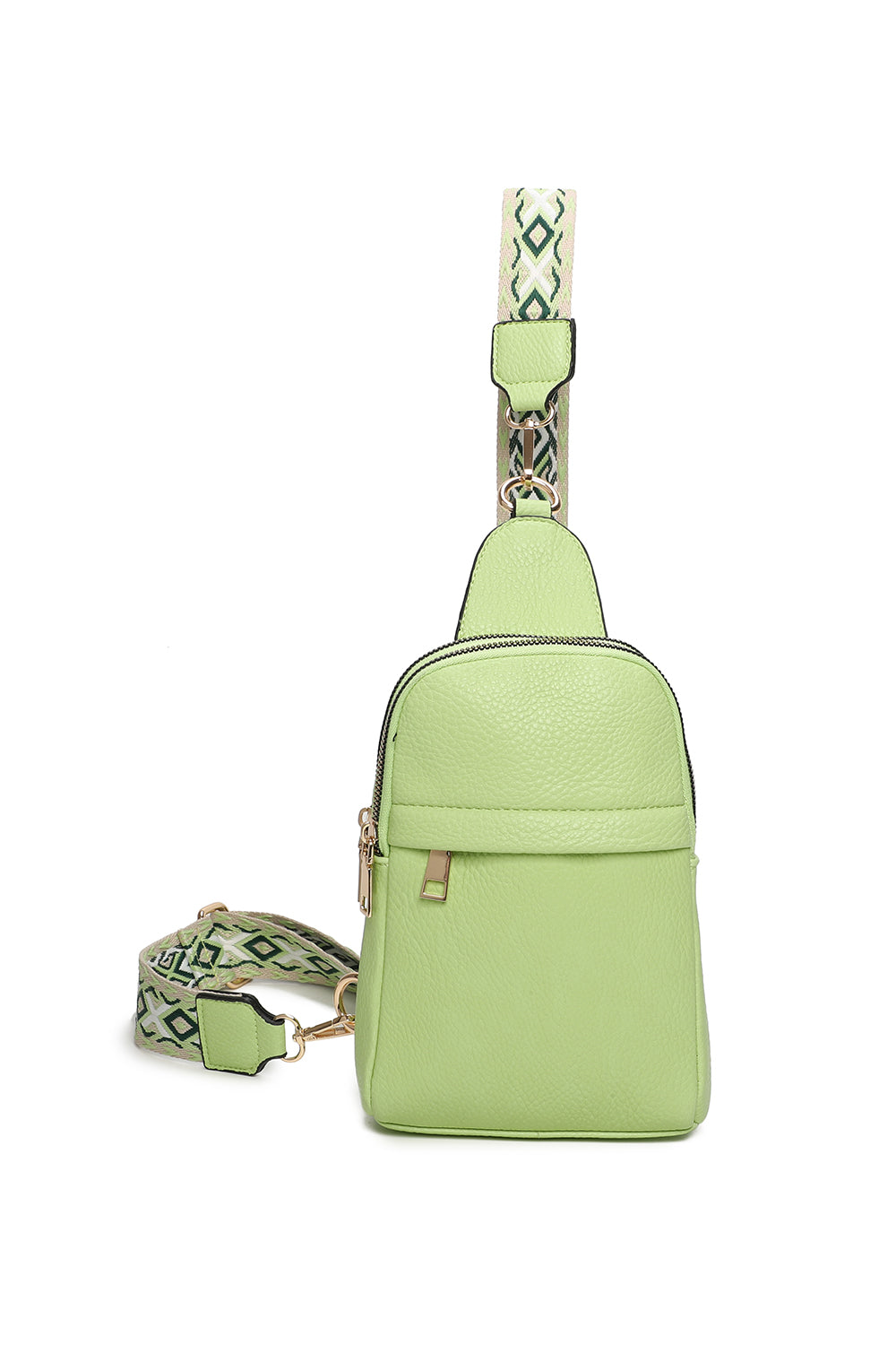 Rango PU Crossbody Sling Bag with Canvas Strap