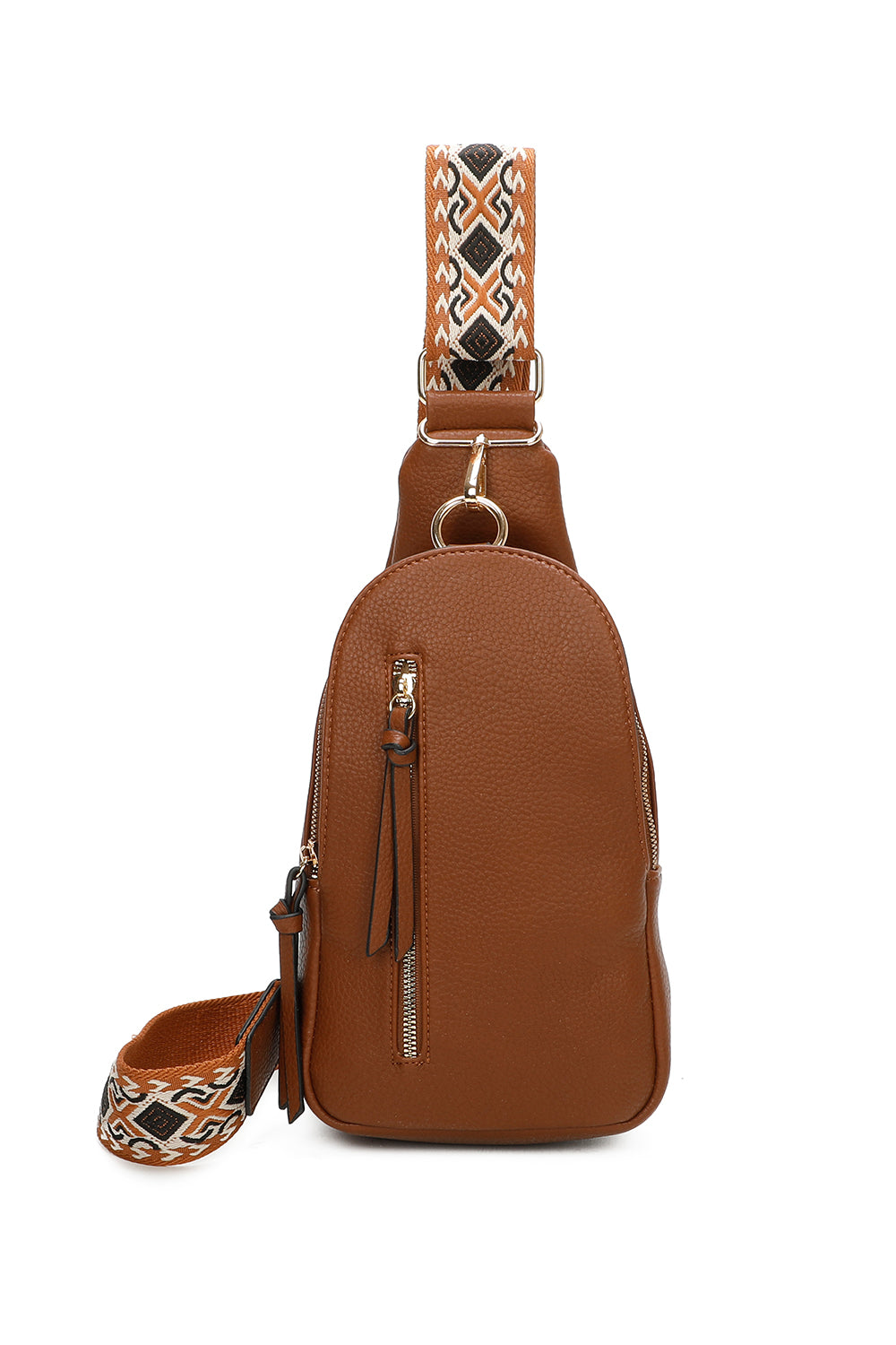 Duo Crossbody Sling Bag with Canvas Strap