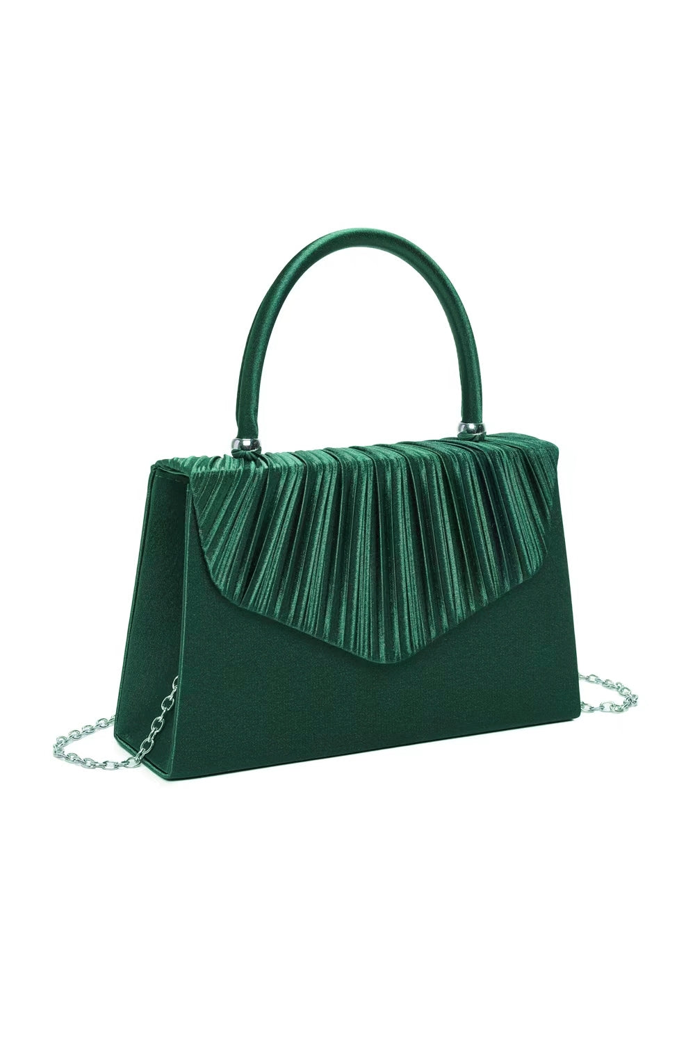 Pleated Elegance Crossbody Clutch Bag - RZ2421
