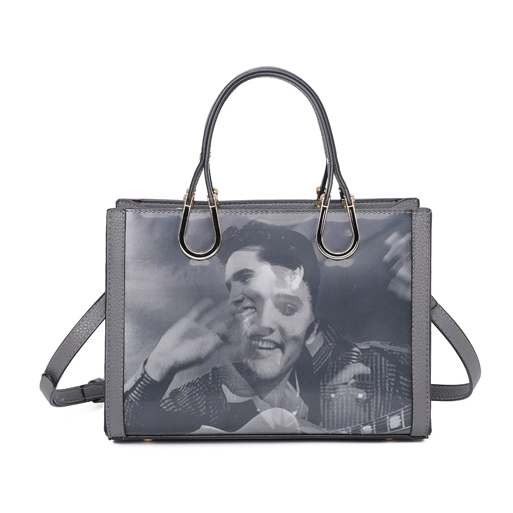 Holographic printing Top-Handle Bag