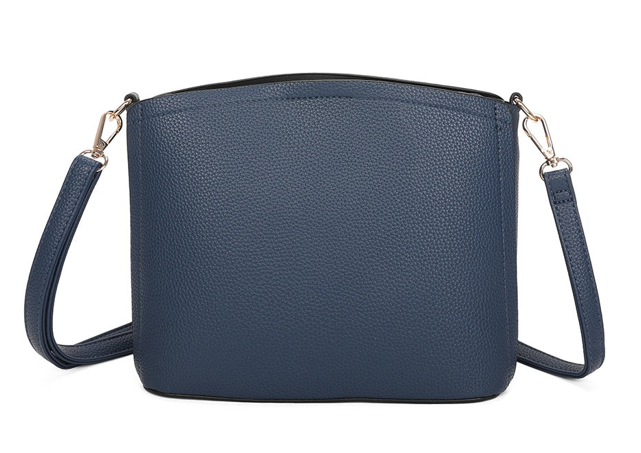 Carey Minimalist PU Leather Crossbody Bag