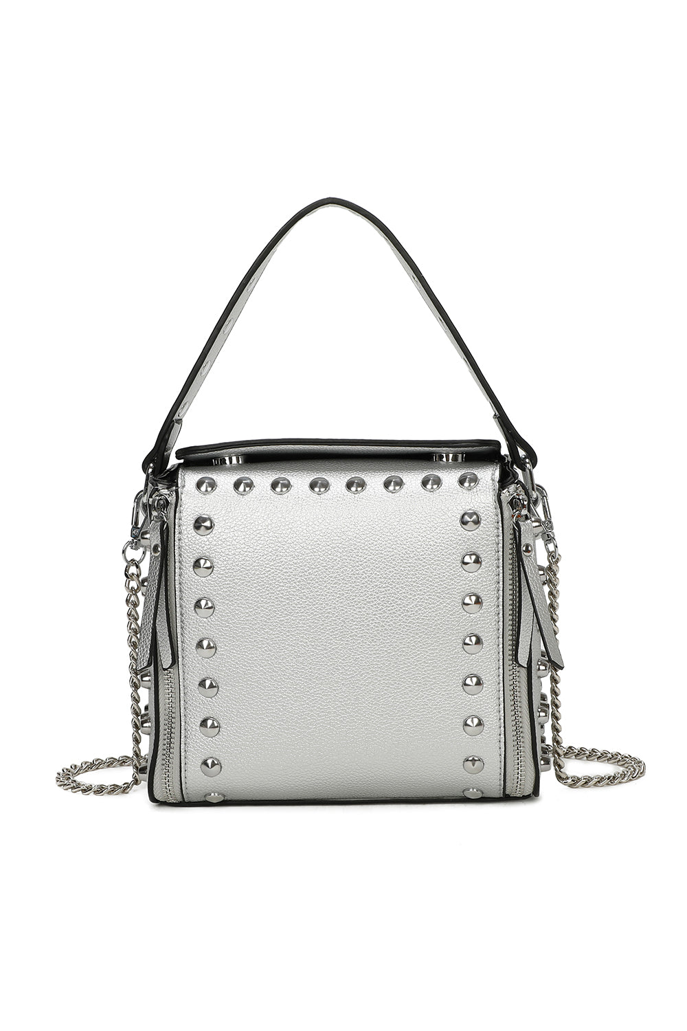 Studded Chain Strap Shoulder Bag