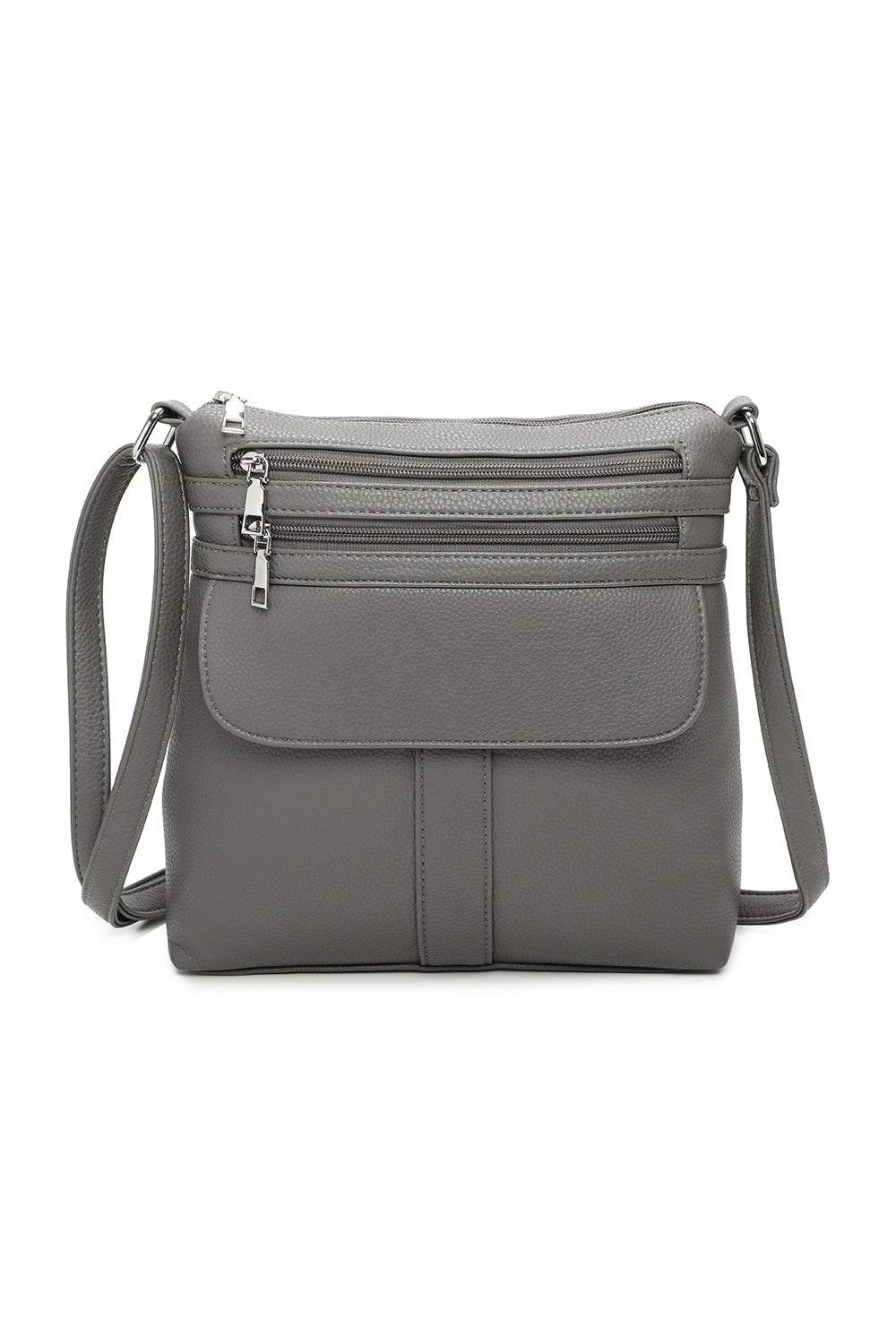 Vier Quadriple Zip Cross Body Bag