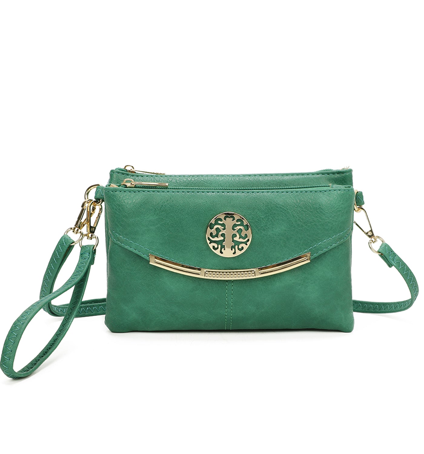 Noveau Triple Compartment Crossbody Bag - RB15111
