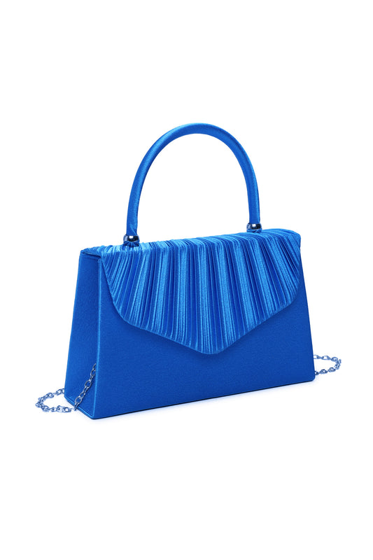 Pleated Elegance Crossbody Clutch Bag - RZ2421