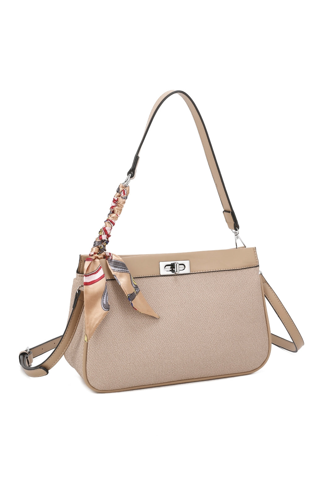 Caspian Dual Compartment Shoulder Bag With A Lock - RB250952