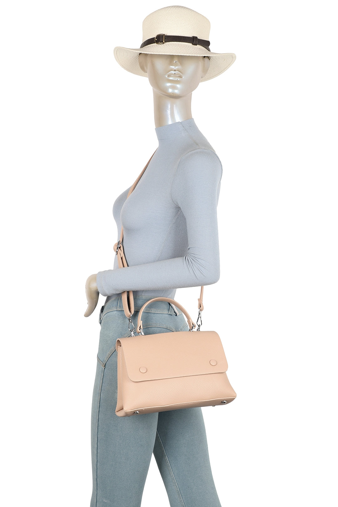 Avery Minimalist Top Handle Bag With Removable Strap - RX250932
