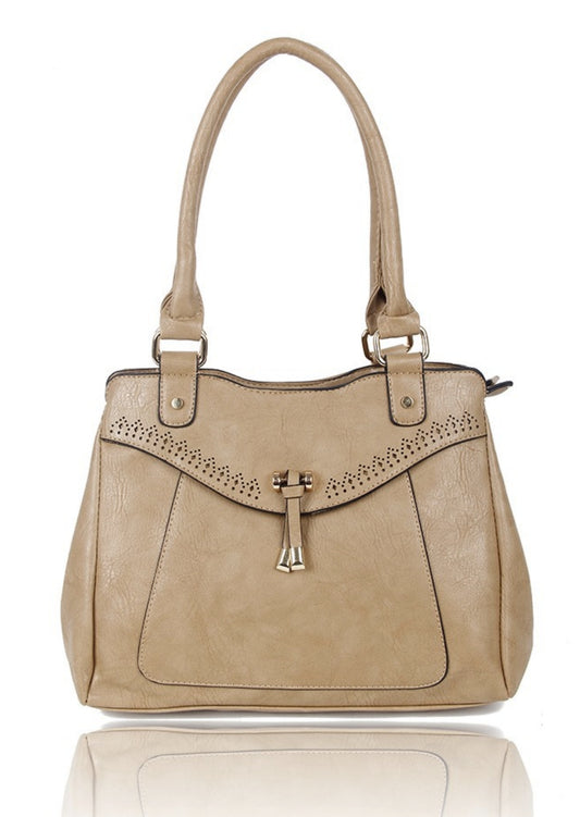 Ophira PU Leather Dual Compartment Shoulder Hobo Bag - RS14129
