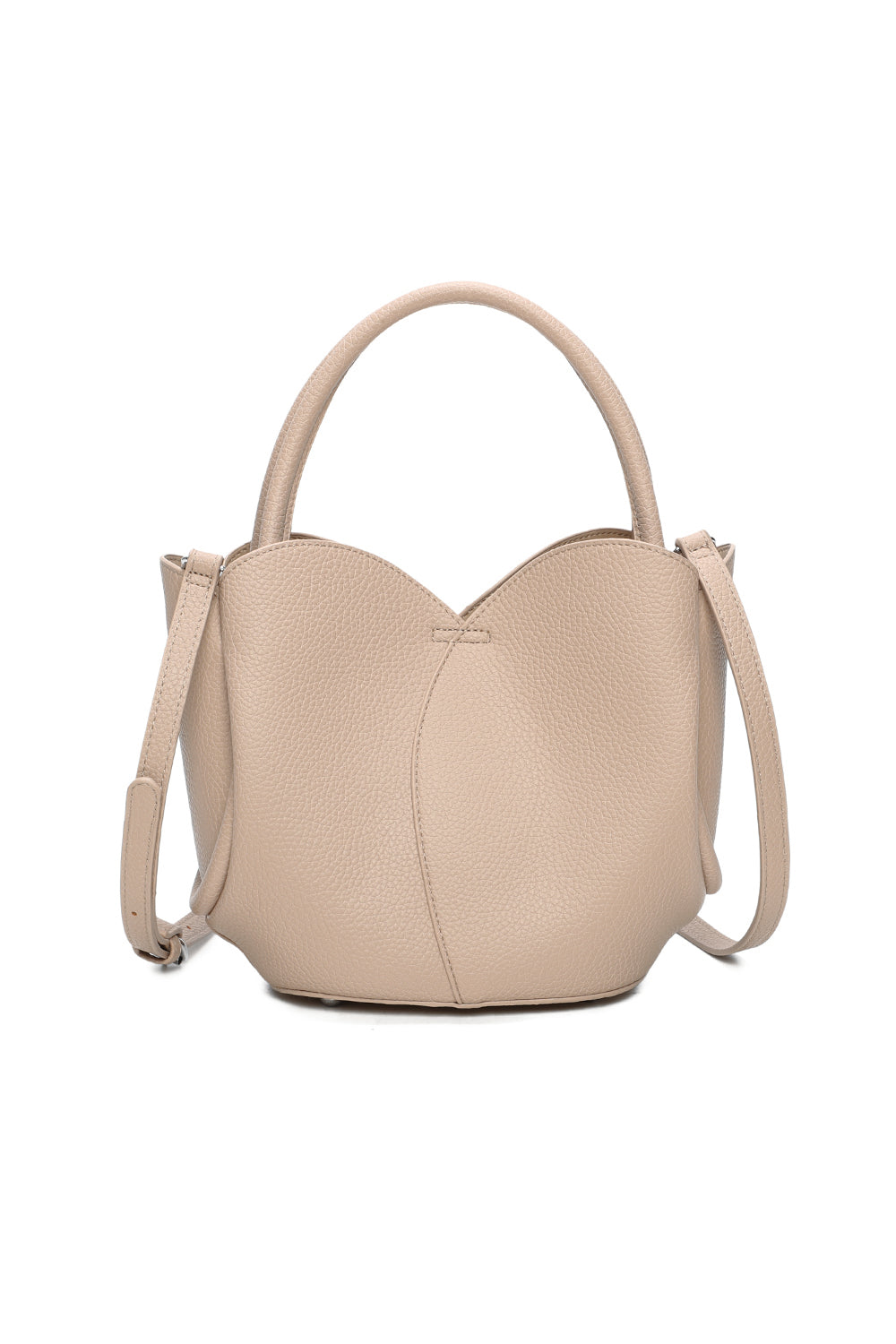 The Petal 2in1 PU Leather Shoulder Hand Bag With an Extra Crossbody Bag - RY241051
