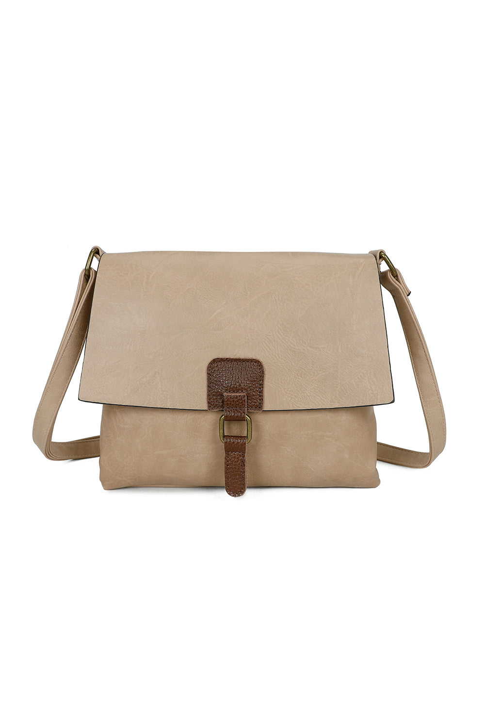 The Maven Crossbody Shoulder Bag With Real Leather Magnet Fastening - RB241022