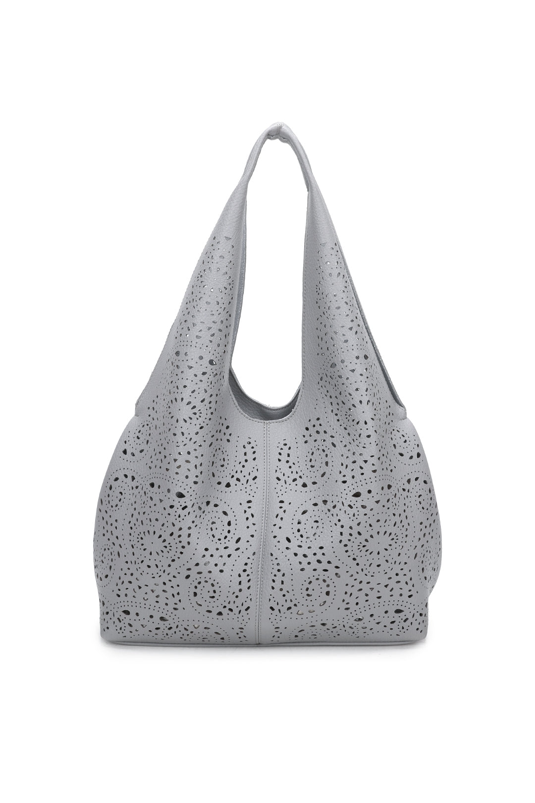Halcyon Large 2-in-1 PU Leather Laser Cut Shoulder Bag - RJ250971