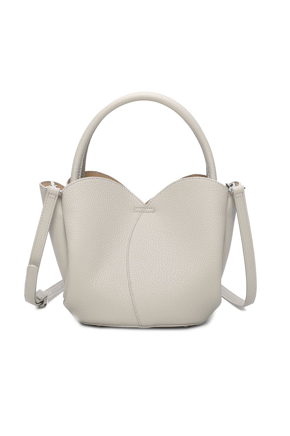 The Petal 2in1 PU Leather Shoulder Hand Bag With an Extra Crossbody Bag - RY241051