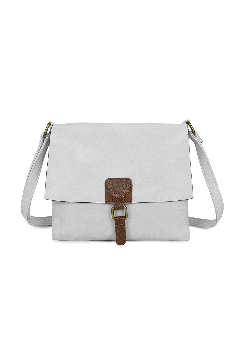 The Maven Crossbody Shoulder Bag With Real Leather Magnet Fastening - RB241022