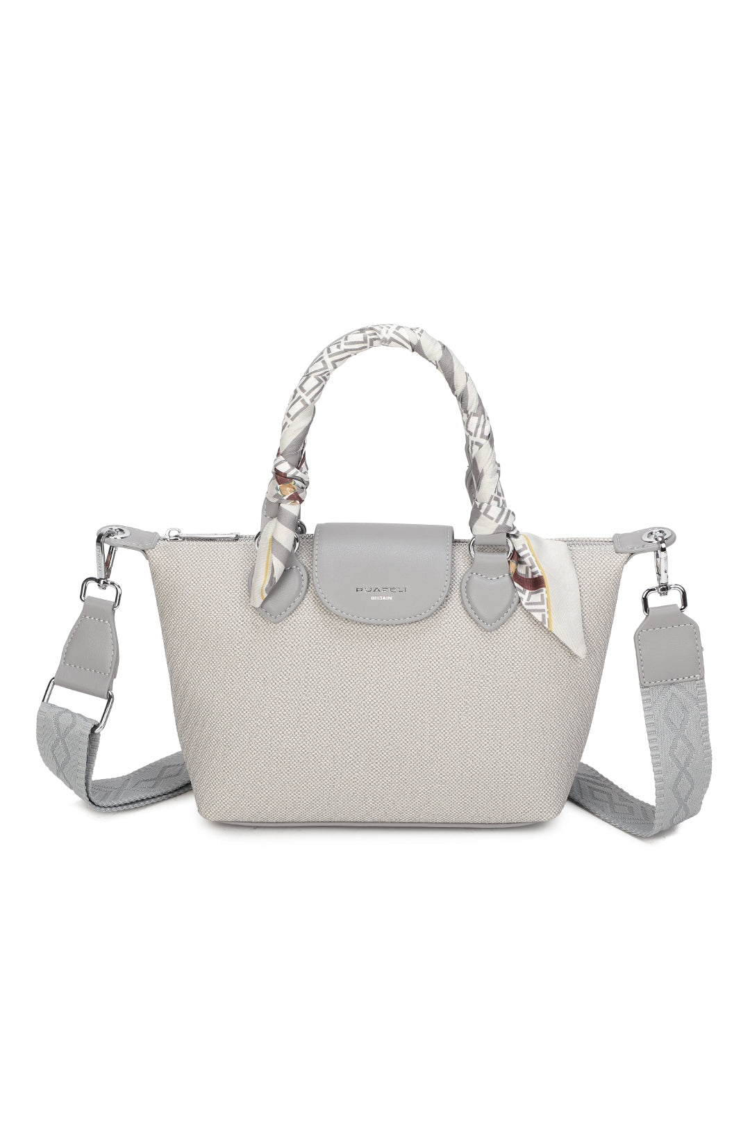 Ardenelle Large Shoulder Scarf Wrapped Top Handle Bag - RY250967