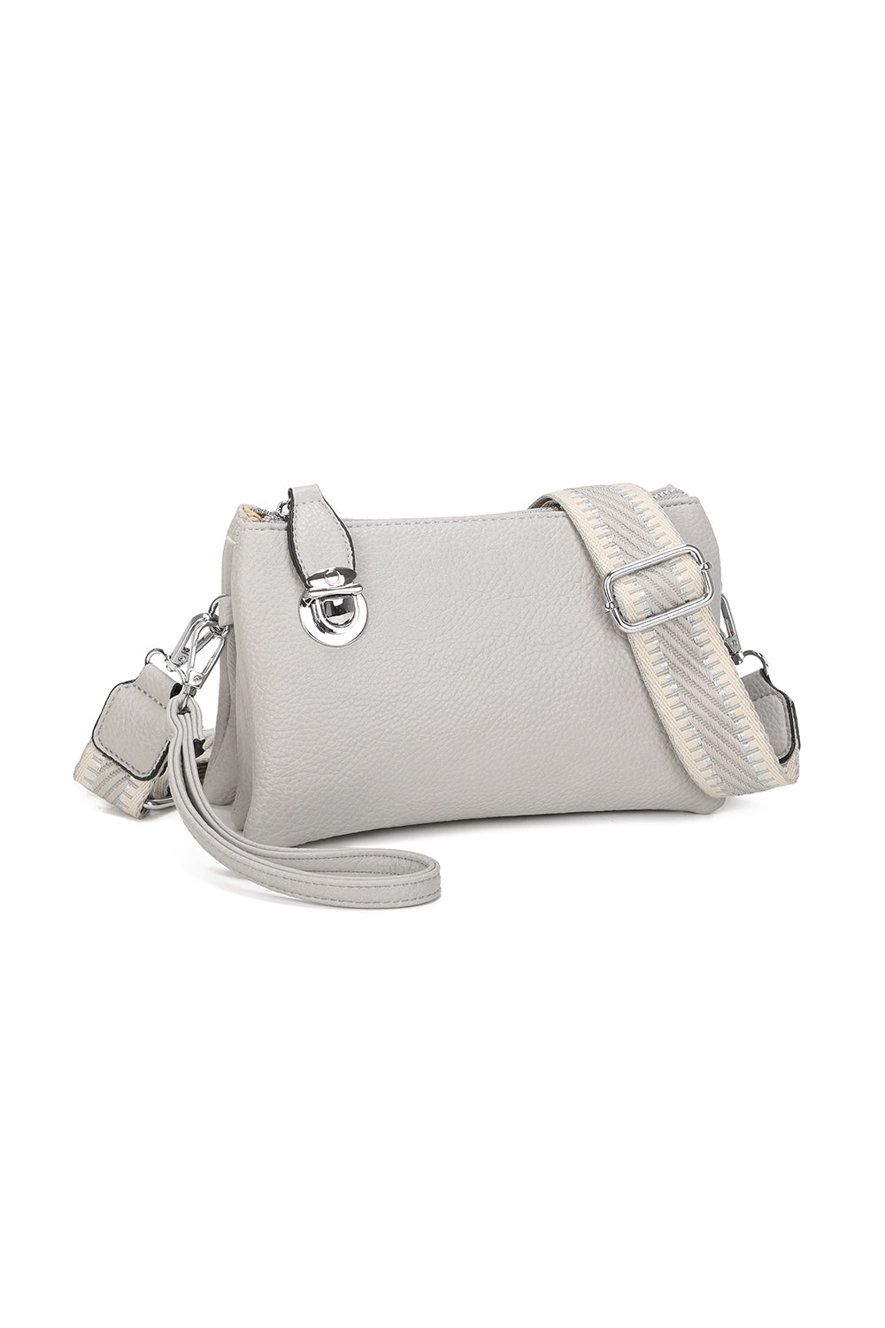 Lunaris Triple Compartment Crossbody Bag With A Fixed Lock - RM250612