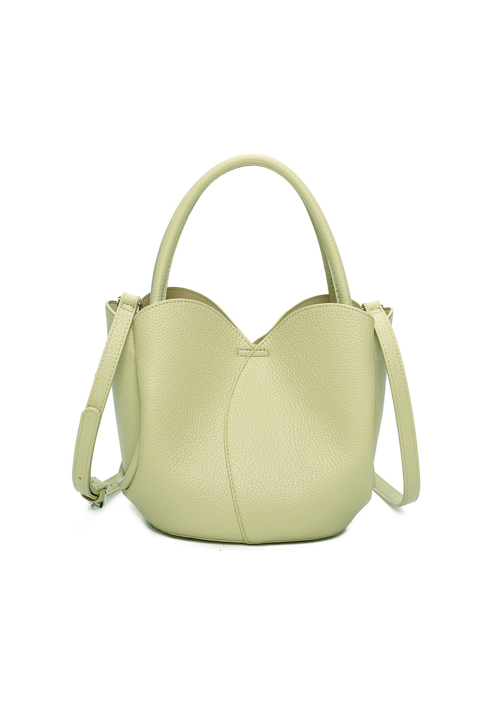 The Petal 2in1 PU Leather Shoulder Hand Bag With an Extra Crossbody Bag - RY241051