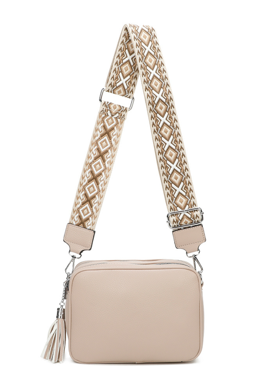 Tassol Crossbody Bag with Canvas Strap