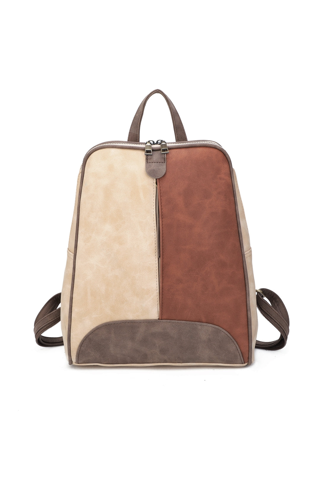 Zivaro Multi-Color Suede Leather Backpack - RW240456
