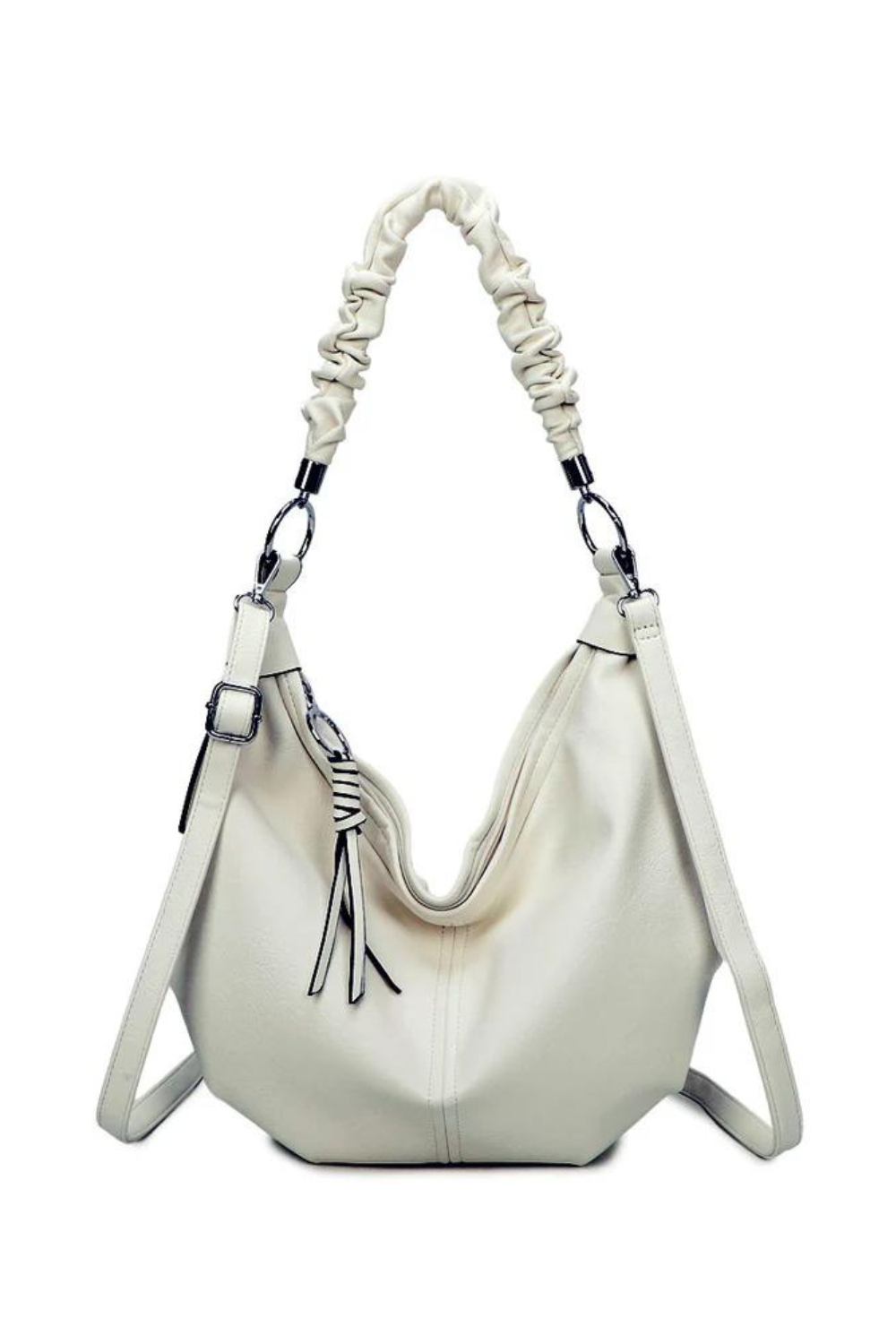 Quinn PU Leather Hobo Shoulder Bag