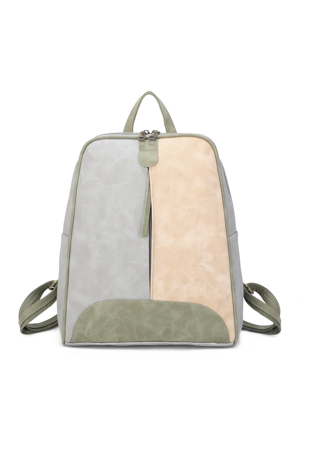 Zivaro Multi-Color Suede Leather Backpack - RW240456