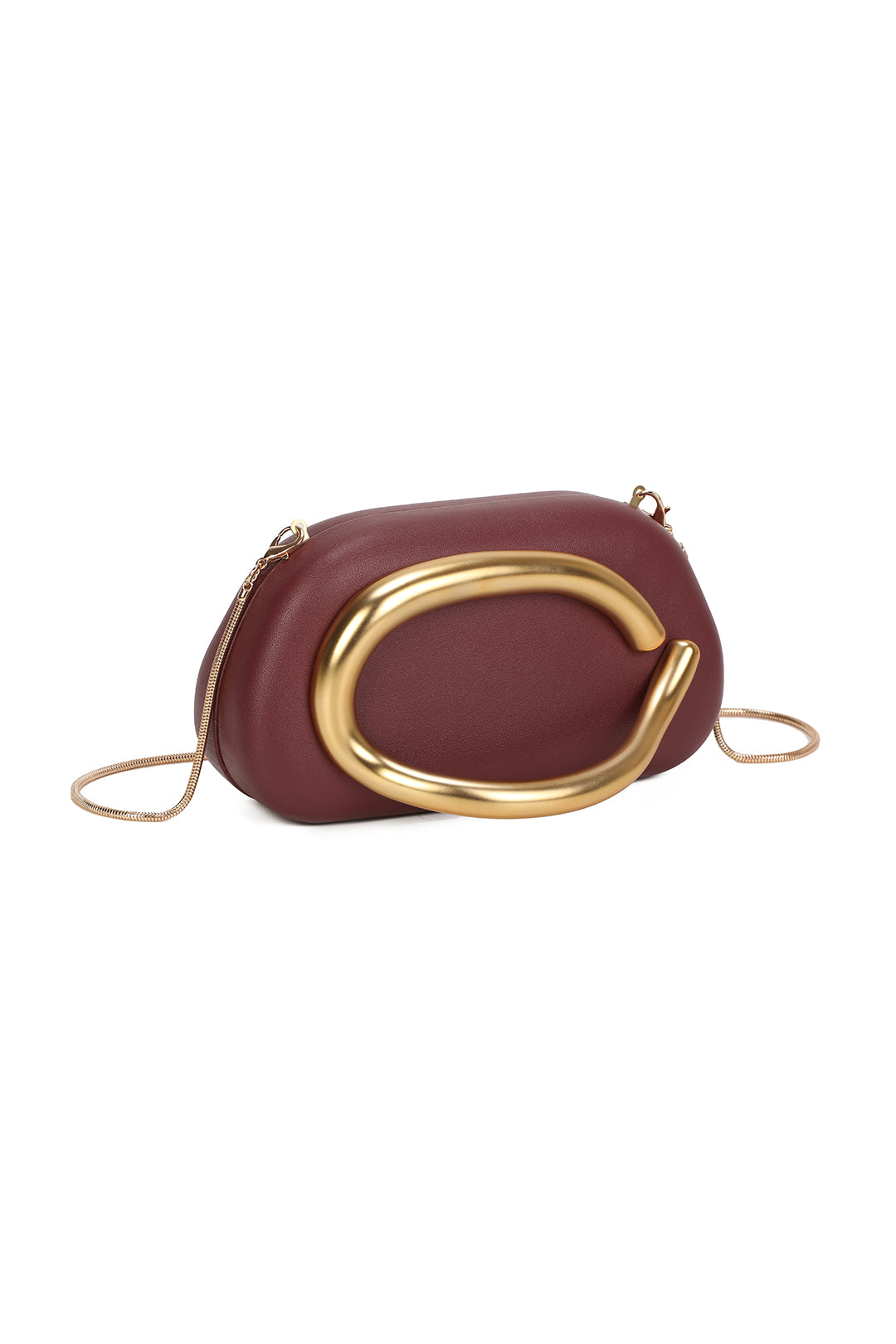 Odette Small PU Leather Handle Clutch Bag - RH311P
