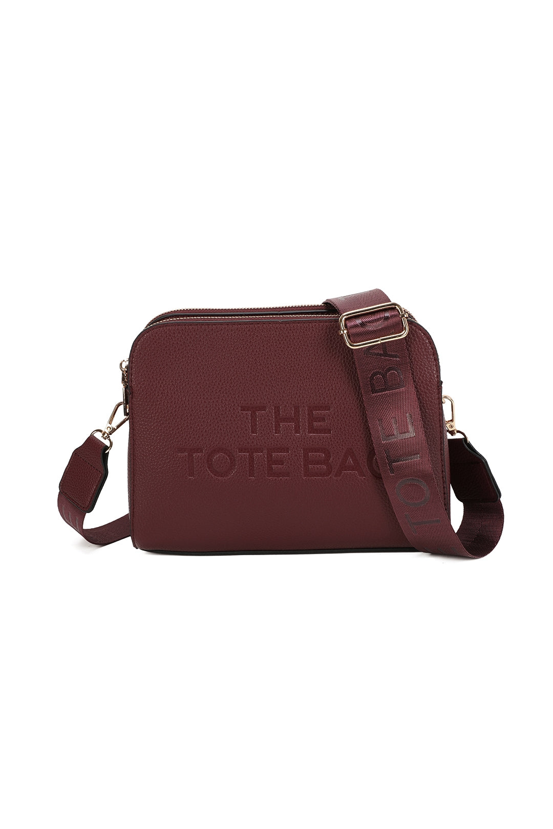 Verity Three Zipped Sections Triple Compartments Crossbody Tote Bag - RM230417