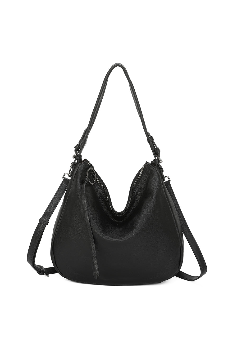 Maribor Leather Hobo Shoulder Bag